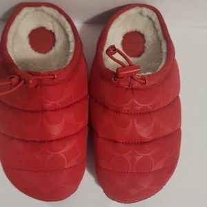 Coach  Rachelle Monogram Slippers ( 7B)